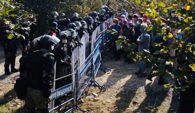 Ordu’da köylülere biber gazı ve gözaltı