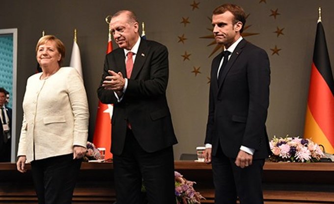 Merkel: Erdoğan’ın Macron’a yönelik suçlamaları iftira
