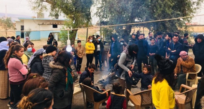 9 Ekim 2020’de imzalanan Şengal anlaşması’na karşı sürdürdüğü nöbet eylemi ikinci ayını geride bıraktı.