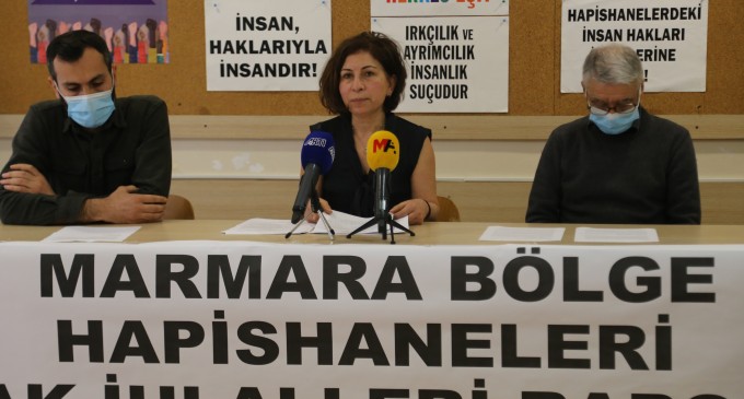 İHD Marmara Bölgesi 3 aylık cezaevleri raporu: 1233 hak ihlali