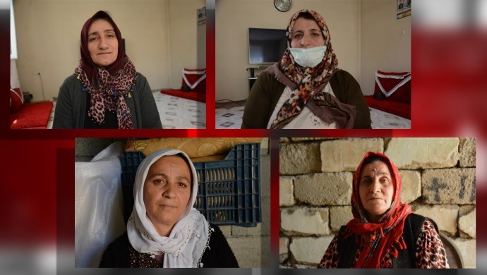 TSK’nin Zap, Avaşîn ve Metîna bölgelerinde sürdürdüğü operasyona tepki gösteren kadınlar, savaşın son bulmasını istedi.