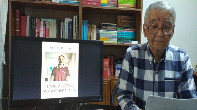 477. F Oturması’nda durumuna dikkat çekilen ağır hasta tutsak Emin Aladağ’ın ölüme terk edildiği kaydedildi.