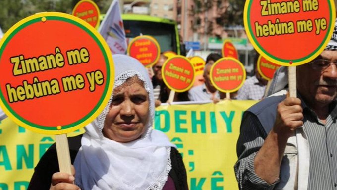 Kürtçenin eğitim ve resmi dil olması talebiyle Kürt Dil ve Kültür Ağı tarafından başlatılan kampanya kapsamında Diyarbakır, Van ve Cizre’de miting düzenlenecek