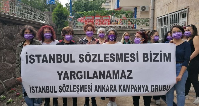 İstanbul Sözleşmesi Ankara Kampanya Grubu, “Kadınlar olarak büyük bir itaatsizliği örgütlemeye geliyoruz” dedi.