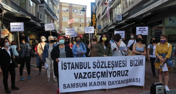 İstanbul Sözleşmesi’nin fesih edilme kararına karşı açıklama yapan Samsun Kadın Dayanışması, 1 Temmuz’a kadar sokaklarda olacaklarını belirtti.