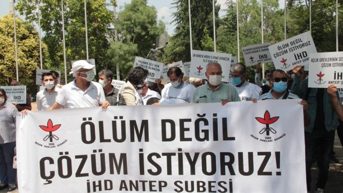 Tutsakların sağlık koşullarının göz önüne alınarak derhal tedavilerinin yapılması istendi.