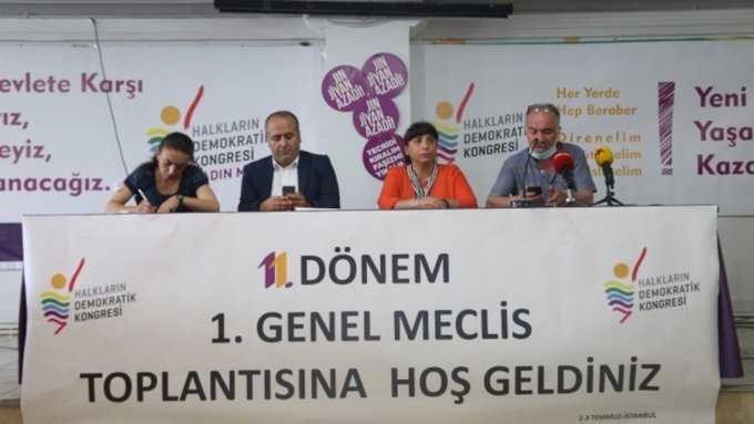 Halkların Demokratik Kongresi (HDK), 11. Dönem Genel Meclis toplantısını Halkların Demokratik Partisi (HDP) Bağcılar İlçe Örgütü’nün konferans salonunda düzendi.