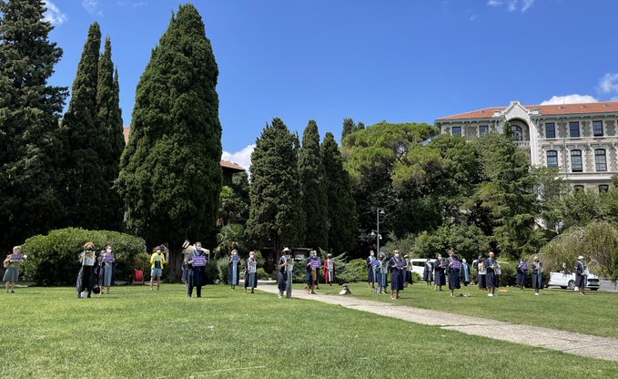 Boğaziçi Üniversitesi’nde akademisyenlerin nöbeti 153. gününde