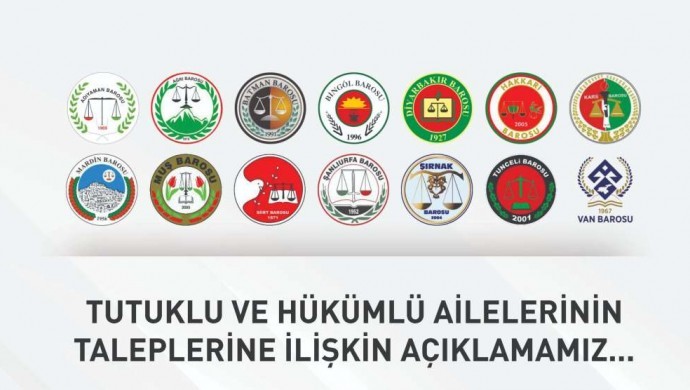 14 Bölge Barosu, tutuklu ailelerinin 38 gündür sürdürdüğü Adalet Nöbeti’ne dair açıklama yaptı