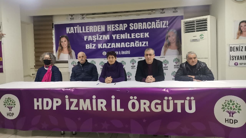 HDP İzmir İl örgütü,  iktidara karşı itirazı olan tüm halkları davaya sahiplenmeye çağırdı.