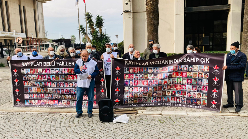 İHD İzmir Şubesi 27 yıl önce gözaltında kaybedilen İsmail Bahçeci’nin akıbetinin açıklanmasını