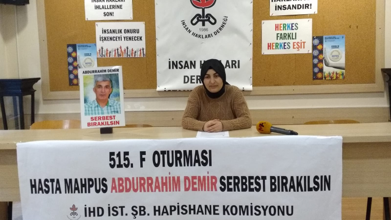 F Oturması’nın 515.’sinde  Abdurrahim Demir’in dosyası kamuoyuyla paylaşıldı