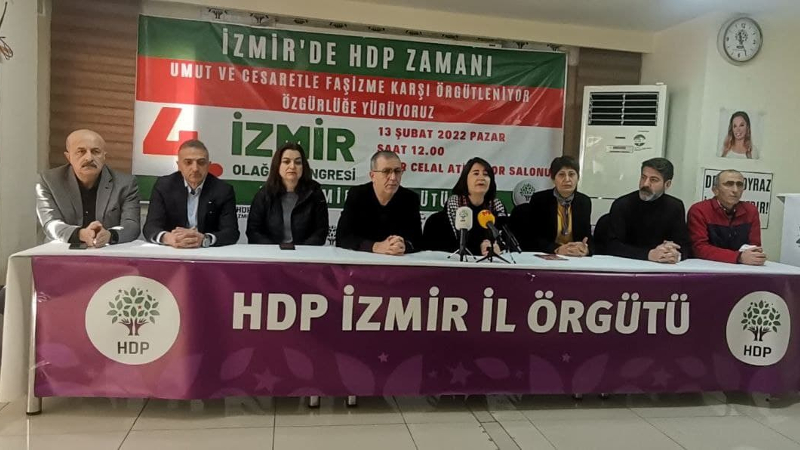 HDP Izmir kongreye katılım çağrısında bulunuldu.