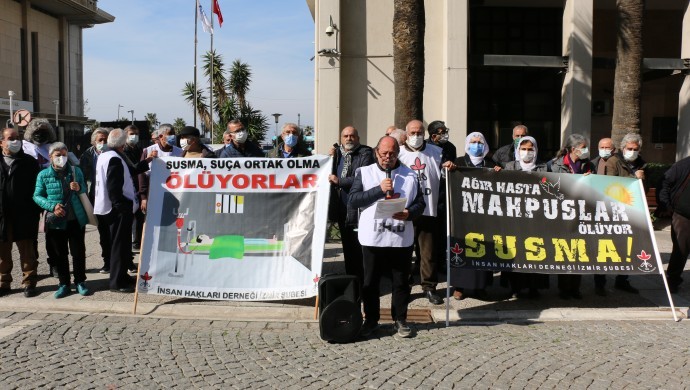 IHD IZMIR “Ağır hasta mahpuslar ölüyorlar, susma”,