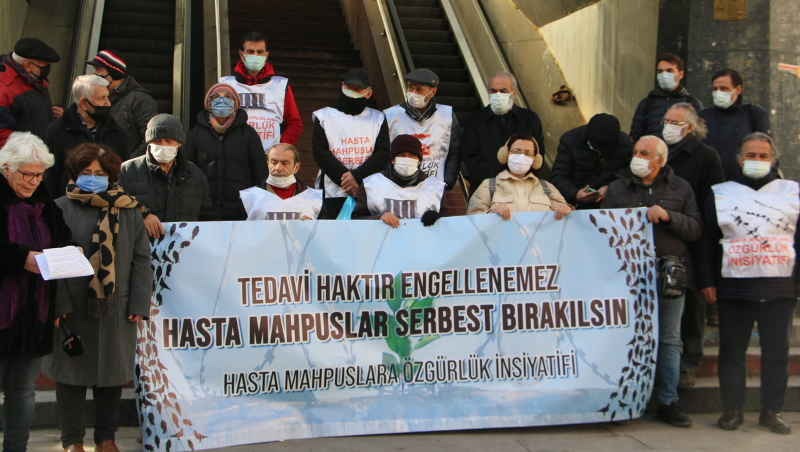 Ankara ve İstanbul’da, hasta tutsakların serbest bırakılması talebi bir kez daha dile getirildi.