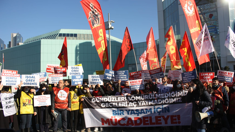 Hayat pahalılığı, sefalet ücreti kaderimiz değil” şiarıyla basın açıklaması
