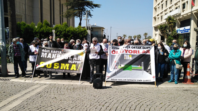 İHD İzmir Şubesi, hasta tutsak Sinan Cengiz Halis Çelik’in tahliye edilmesini istedi