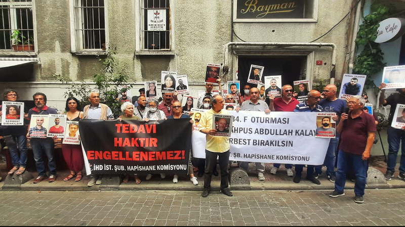 F oturumu 534 Haftasında  Hasta tutsak Abdullah Kalay’ın durumuna da dikkat çekildi.