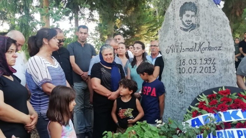 Korkmaz mezarı başında anıldı