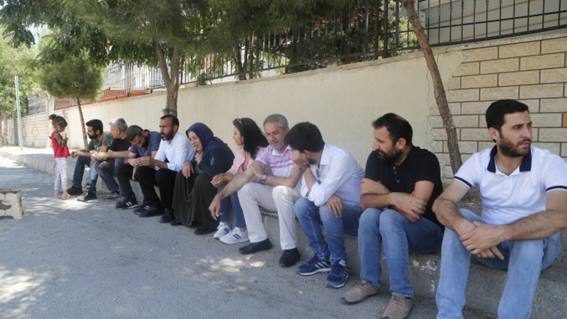 Nöbet alanında bayram ziyareti