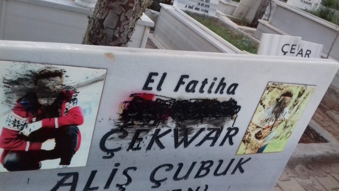 Çubuk’un mezarı ikinci kez tahrip edildi