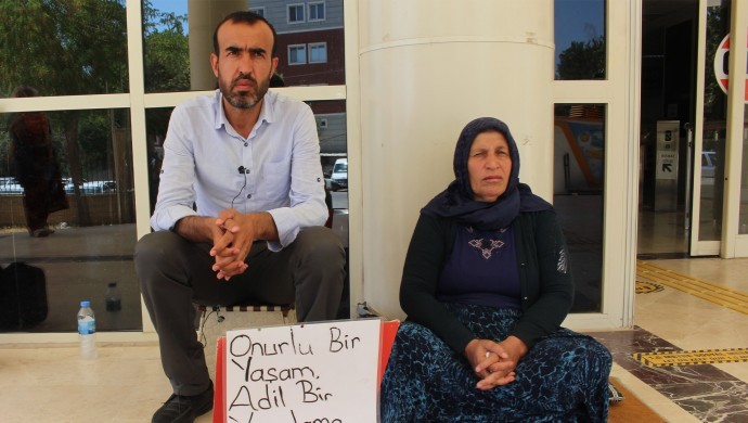 Adalet Nöbeti’ni sürdüren Şenyaşar ailesi