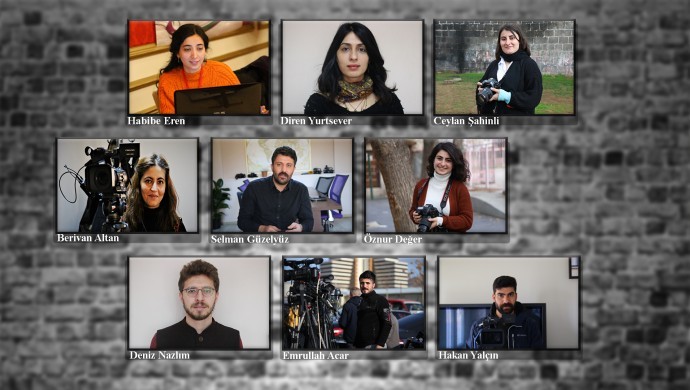 Özgür Basın çalışanlarının baskılara karşı baş eğmeyeceğini ve çalışmalarını sürdüreceğini vurguladı.