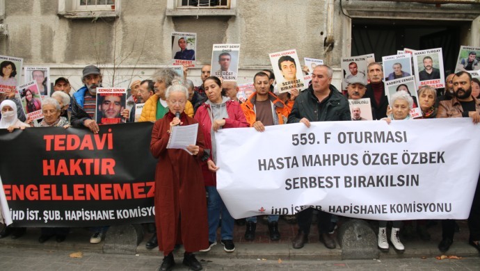 F Oturumu” eyleminde hasta tutuklu Özge Özbek’in durumuna dikkat çekildi