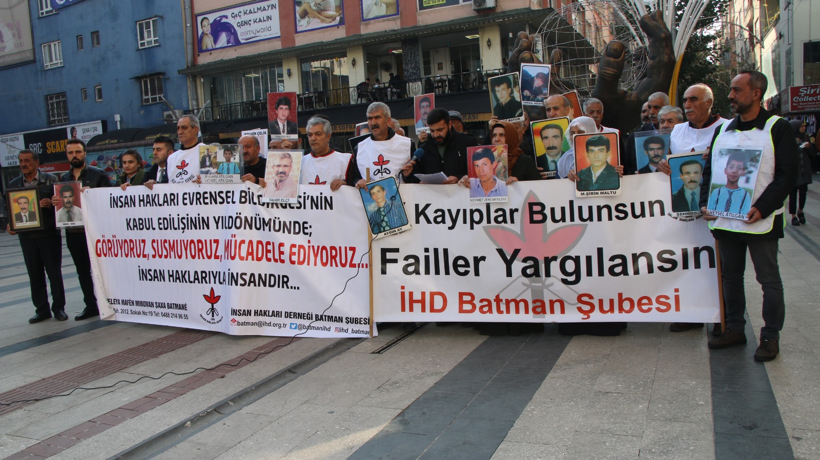 IHD-BATMAN-Failler Yargılansın” eyleminin 566’ncı Haftasinda
