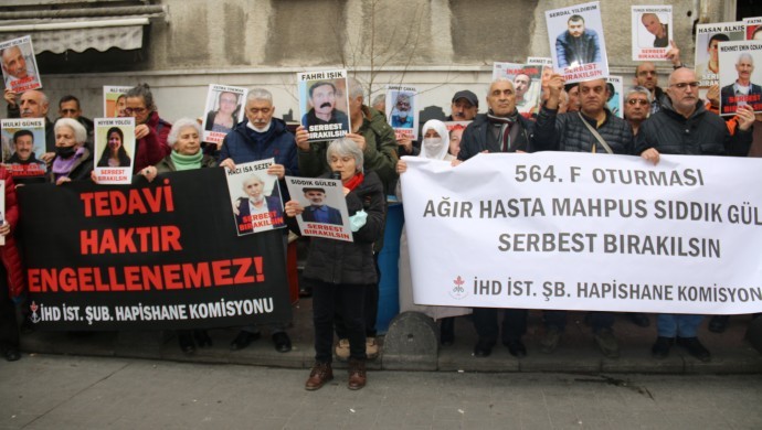 F Oturumu eyleminde hasta tutuklu  Güler’in sağlık durumuna dikkat çekti