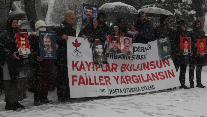 İHD Amed Şubesi ve kayıp yakınları, eylemlerinin 730’uncu haftasında