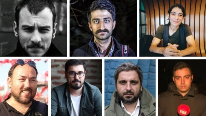 7 gazeteci hakkında tahliye